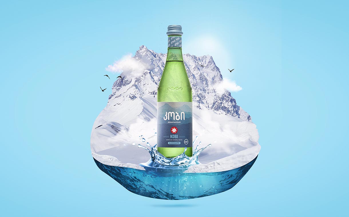 Water bottling in Georgia. The country of the five toasts