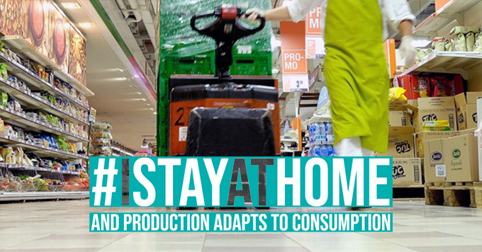 #I stay at home. And production adapts to consumption