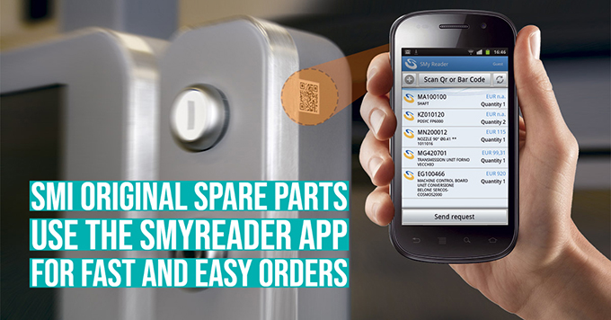 SMI original spare parts. Use the SmyReader App for fast and easy orders